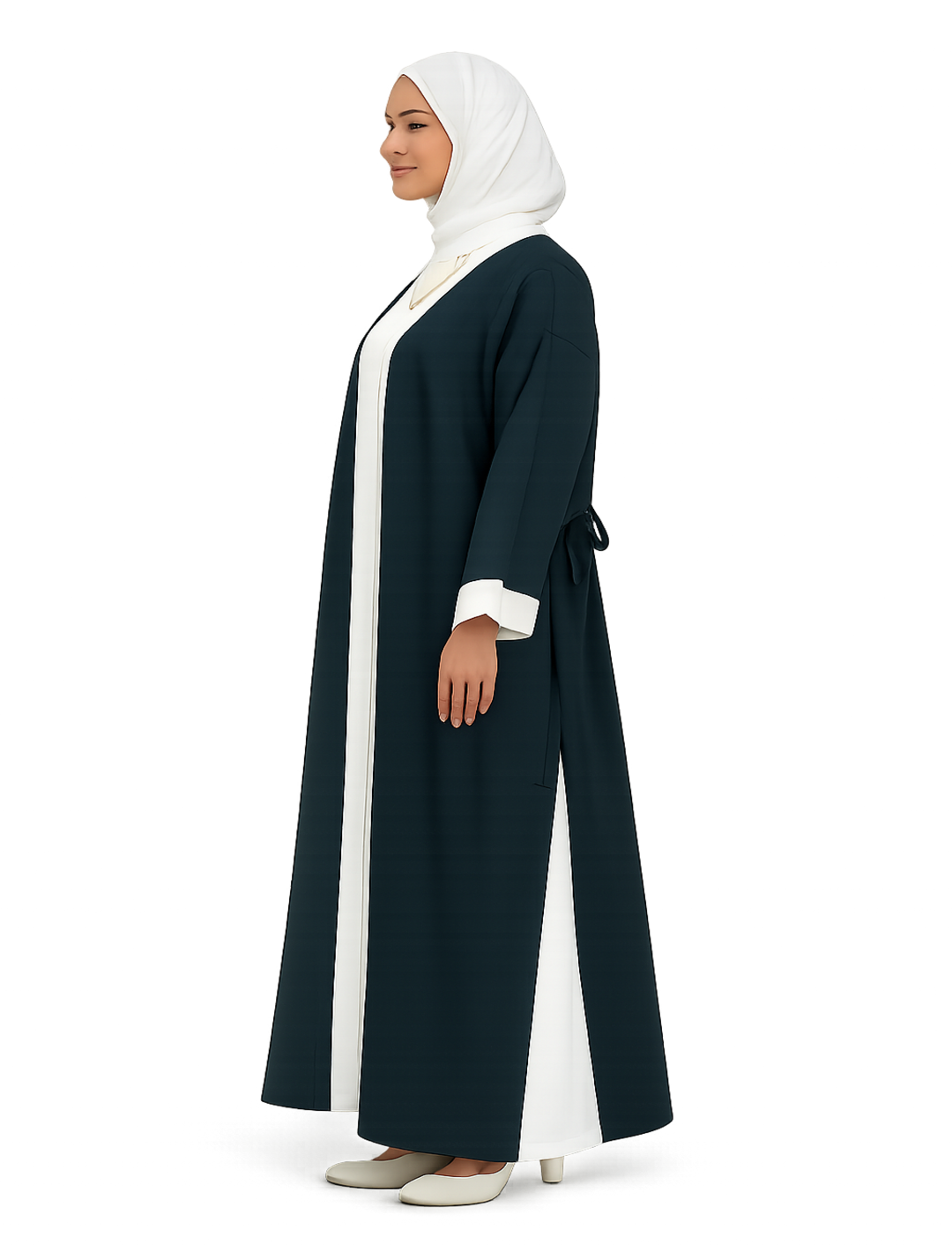 Basic abaya and cardigan